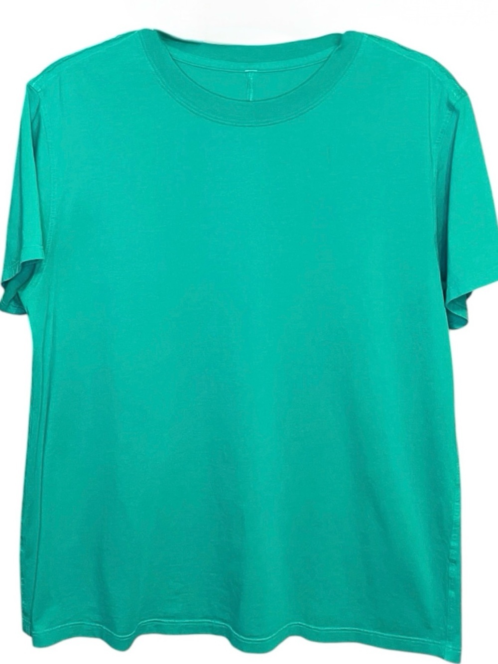 Luluemon All Yours Cotton Tee Kelly Green Size 6